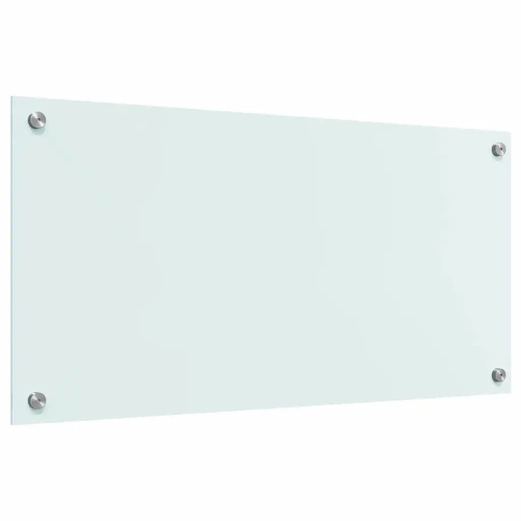Rivestimento da Cucina-Paraschizzi per Cucina Bianco 80 x 40 cm vetro temperato