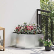 Vaso d'angolo Argento 60 x 60 x 35 cm Acciaio zincato 883645