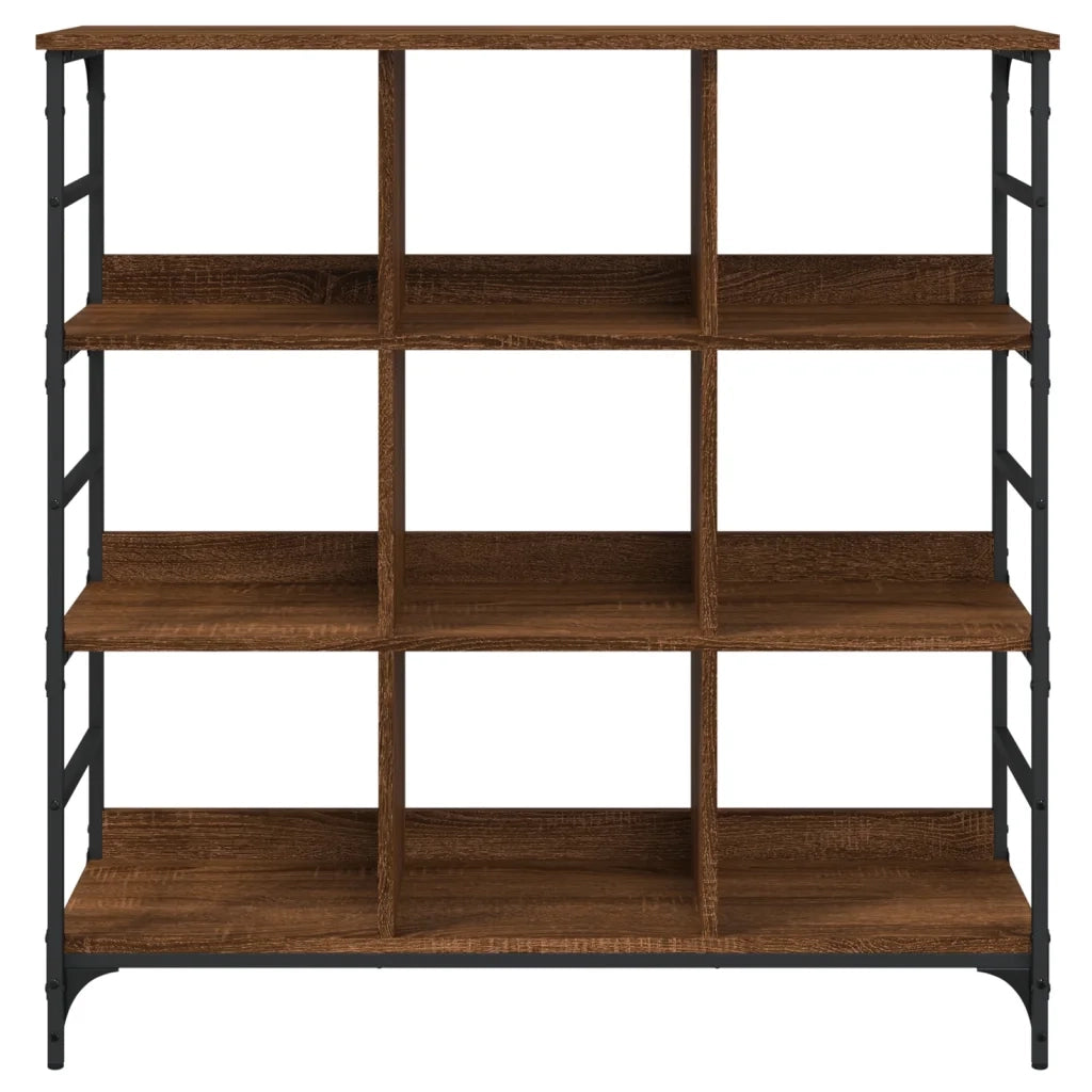 Credenza Rovere Marrone 102x32x103,5 cm in Legno Multistrato 837731
