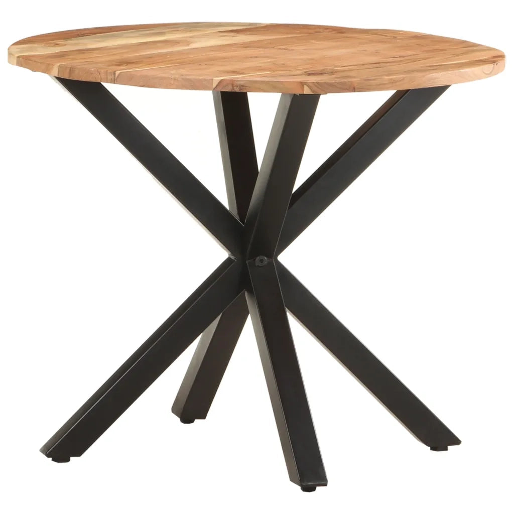 Tavolino di Servizio 68x68x56 cm in Legno Massello di Acacia cod mxl 8841