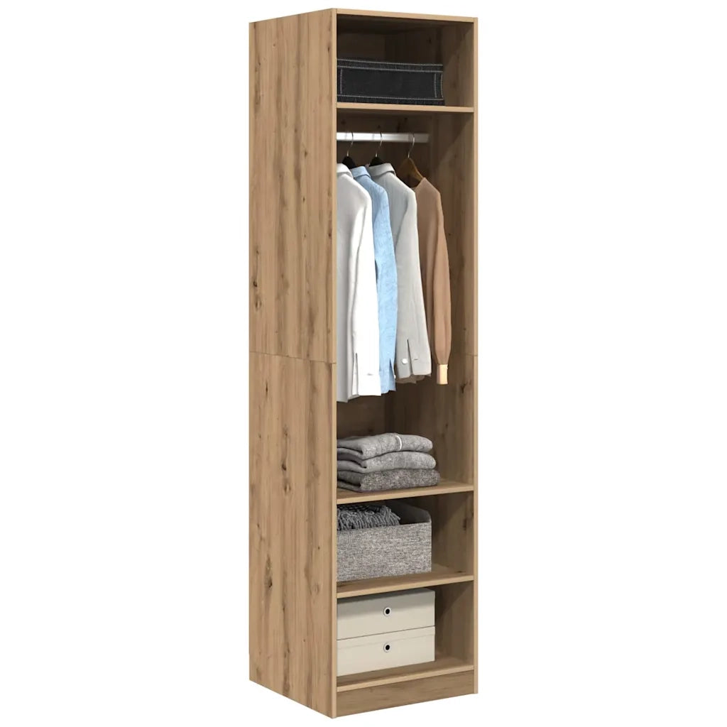 Guardaroba con lo scaffale Rovere artigianale 50 x 50 x 200 cm 875010