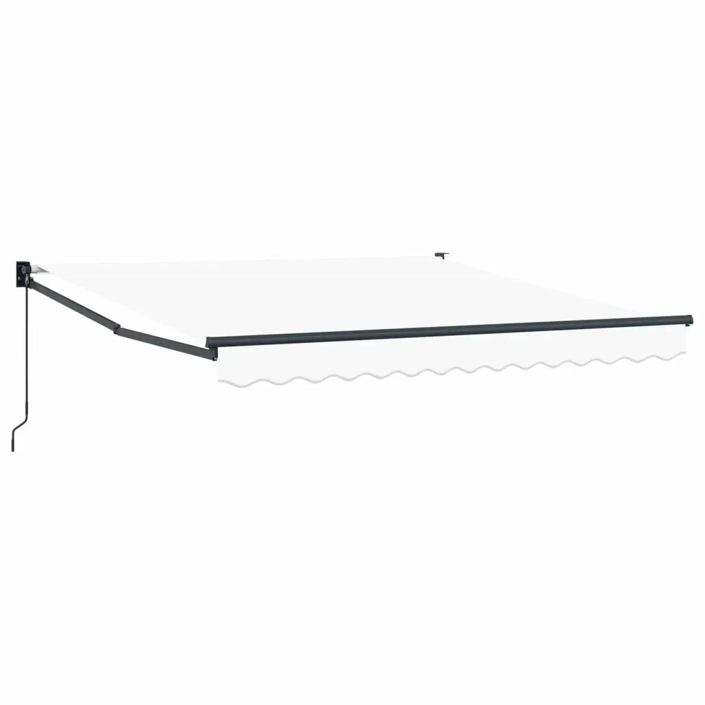 Tenda da Sole-Tenda parasole per balcone Bianco 300 x 250 x 165 cm Poliestere 846873