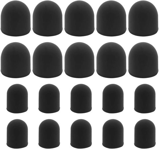 Punte Stylus universali 20 pezzi - Vite di scambio per punte 7 mm/5 mm - Compatibili con StylusHome - Stilografiche per touchscreen - Pennarelli di gomma duraturo - Stilus universale
