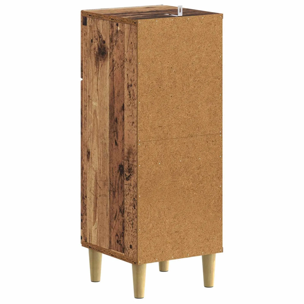 Mobiletto da Bagno ARNHEM Legno antico 30 x 31 x 80 cm 896613