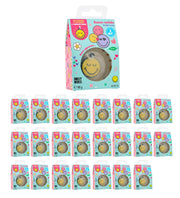 Set 24 Saponette Smiley per Bambini 80 gr con Sorpresa Portachiavi Interno