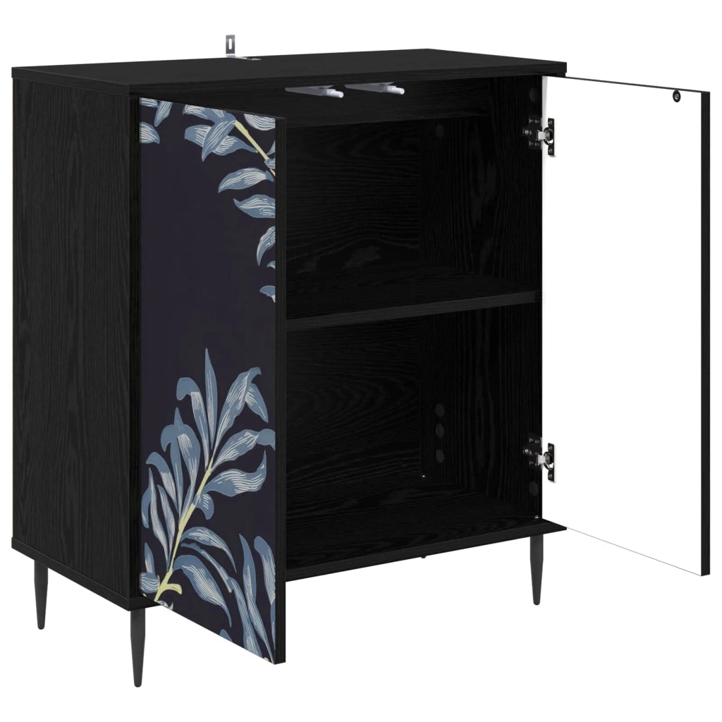Credenza DOKKUM Rovere Nero 69 x 33 x 76 cm 8006937