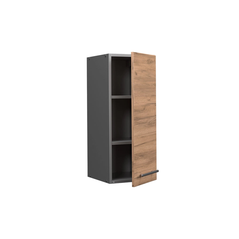 Pensile da cucina Fame-Line Rovere dorato/Antracite 30 cm Vicco