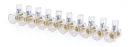 ELET: MORSETTI UNIPOLARI MM.16 TRASPARENTI confezione da PEZZI 5