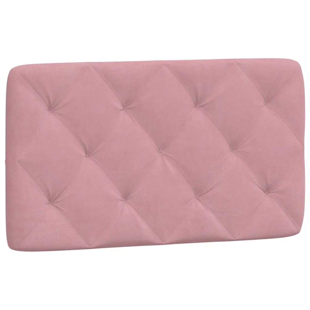 Giroletto senza Materasso-Struttura Letto Rosa 90x190 cm in Velluto