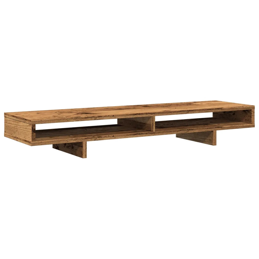 vidaXL Supporto per Monitor Legno Vecchio 100x27x15cm in Truciolato