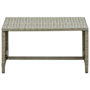 Tavolino da salotto | Tavolino da caff¨¨ | Tavolino da Soggiorno Beige 70x40x38 cm in Polyrattan