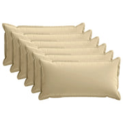 Federa 6 pcs HOUTEN Beige 40 x 70 cm Poliestere 917887