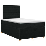 Letto box spring con materasso Nero 120 x 190 cm Tessuto 3454342