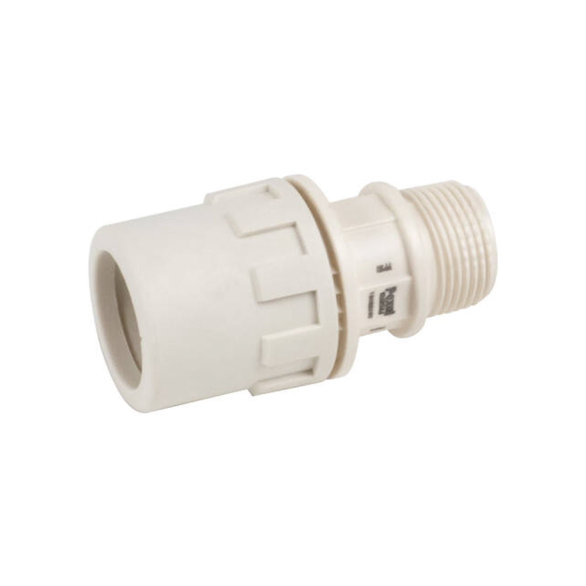 RACCORDO DIRITTO MASCHIO A PASSAGGIO TOTALE CONNESSIONE MEDIANTE BICCHIERATURA IN TECNOPOLIMERO SERI - 32X3 - 1  - VIL