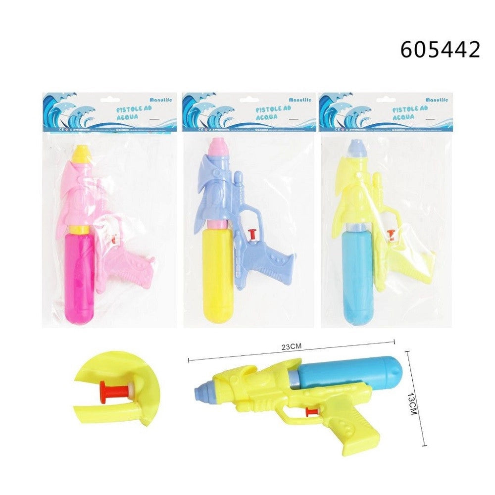 Trade Shop - Pistola Ad Acqua 23x13cm Con Serbatoio Gioco Bambini Mare Colori Assortiti 605442 -