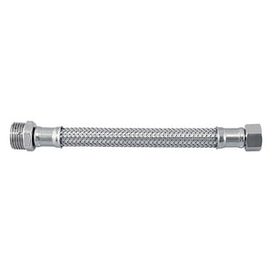 FLESSIBILE IN ACCIAIO INOX cm 40 M 1/2 x 3/8 F  - Senza Marca
