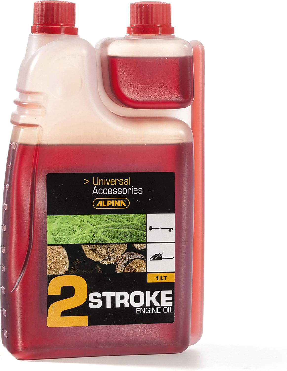 Alpina OLIO MISCELA 2 TEMPI SINTETICO CON DOSATORE Lt. 1 24.00 pz