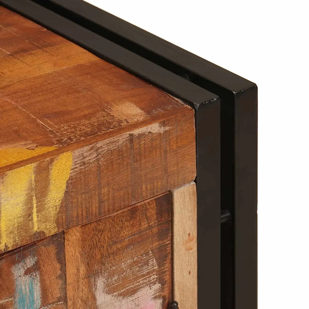 Armadio da Notte Multicolore legno massello di riciclo 4102777