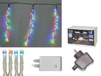 TENDA 288 LED MULTICOLOR PER ESTERNO CON GIOCO LUCI- - mt.5 + mt.6 x 1 - 36 fili - 1 pezzi