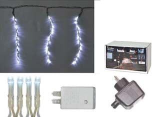 TENDA 288 LED BIANCO FREDDO PER ESTERNO CON GIOCO LUCI- - mt.5 + mt.6 x 1 - 36 fili - 1 pezzi