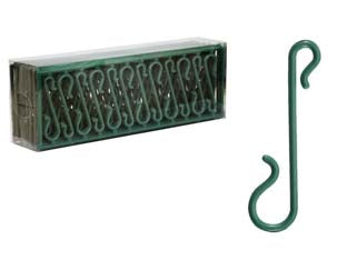 GANCI PER SFERE- - cm.4 - verdi - 6 blister