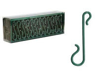 GANCI PER SFERE- - cm.4 - verdi - 6 blister