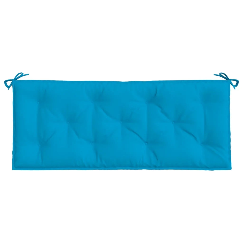 Cuscino per Panca Azzurro 120x50x7 cm in Tessuto Oxford