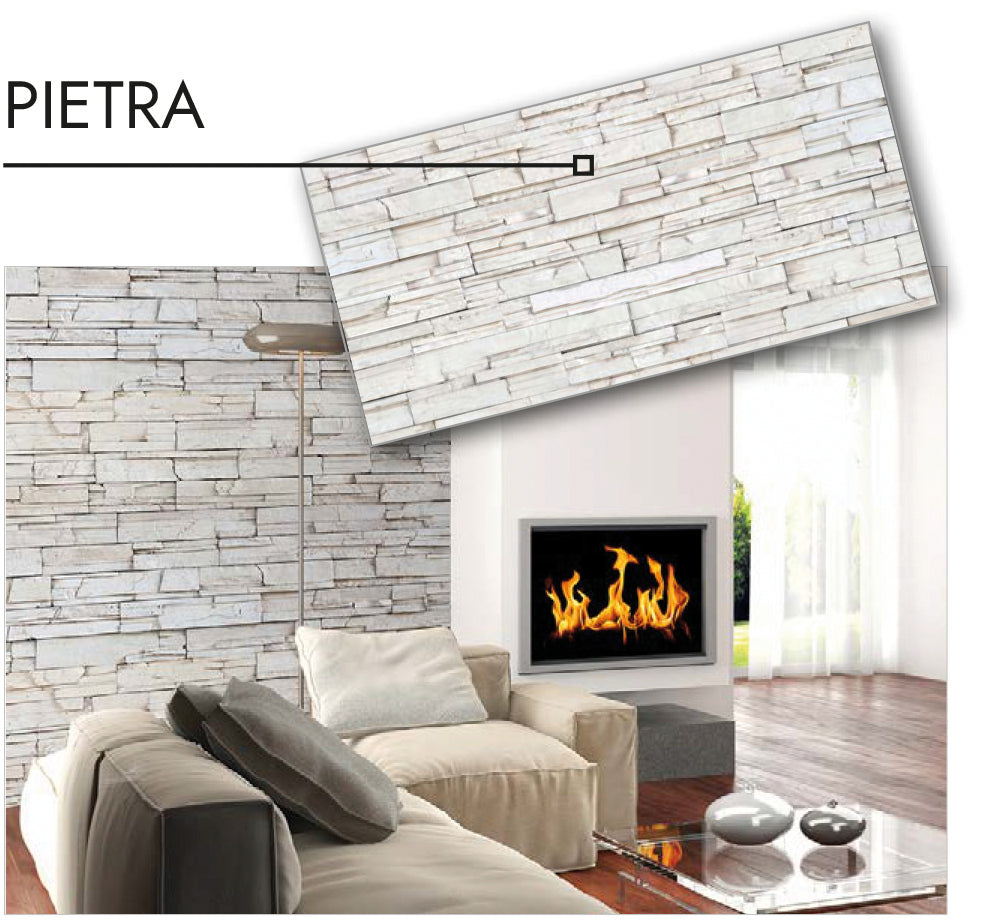 LASTRA DECORATIVA SERIGRAFATA cm. 50x100 - Effetto Pietra 15.00 pz