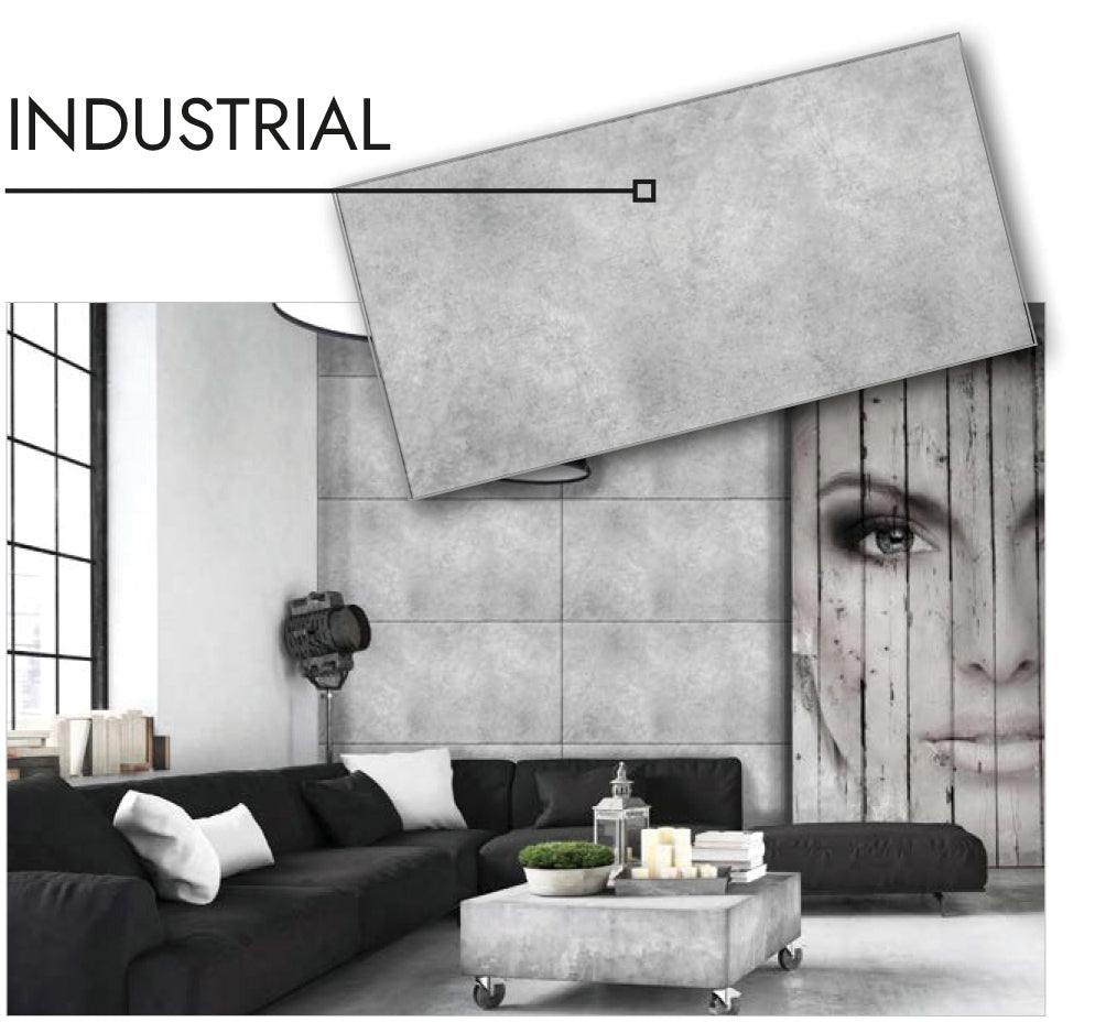 LASTRA DECORATIVA SERIGRAFATA cm. 50x100 - Effetto Industrial 15.00 pz