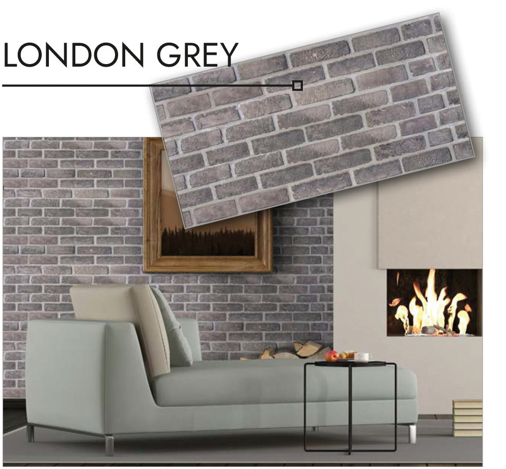 LASTRA DECORATIVA SERIGRAFATA cm. 50x100 - Effetto London Grey 15.00 pz