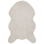 Tappeto del soggiorno | Tappeto antiscivolo in sintetica di coniglio OLITE Beige