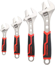 Set di chiavi a sbarre regolabili 4-in-1 chiave a morsa, chiave a morsa singola, chiave a morsa regolabile (6 pollici/150 mm, 8 pollici/200 mm, 10 pollici/250 mm e 12 pollici/300 mm)
