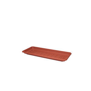 SOTTOFIORIERA DAPHNE 60X30X6CM TERRACOTTA- 1,0 pz
