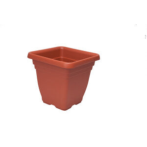 VASO QUADRO LAURUS 40X40X36CM 28L TERRACOTTA- 6,0 pz