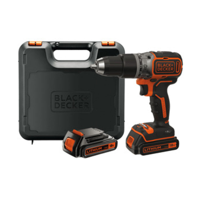 TRAPANO B+D 18VP LITIO BRUSHLESS BL188KB CON 2 BATTERIE- Black+Decker- 1,0 pz