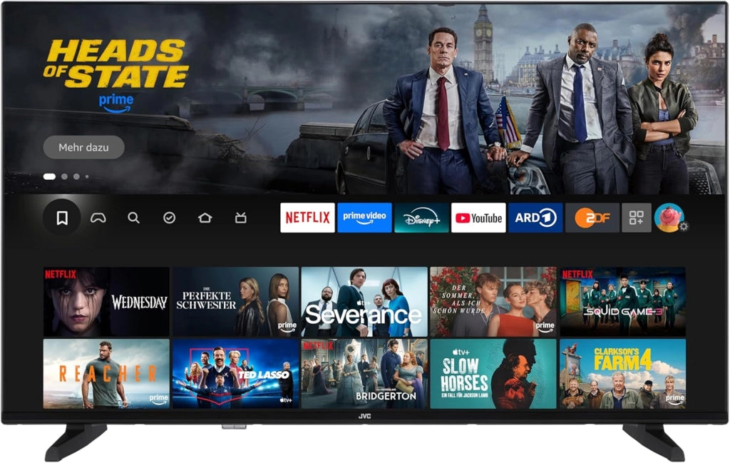 TV 43 Pollici Fire TV 4K QLED Smart TV con Dolby Vision HDR, Dolby Atmos, Controllo vocale Alexa e Triple Tuner, TV UHD LT-43VRQ3555 (2026)