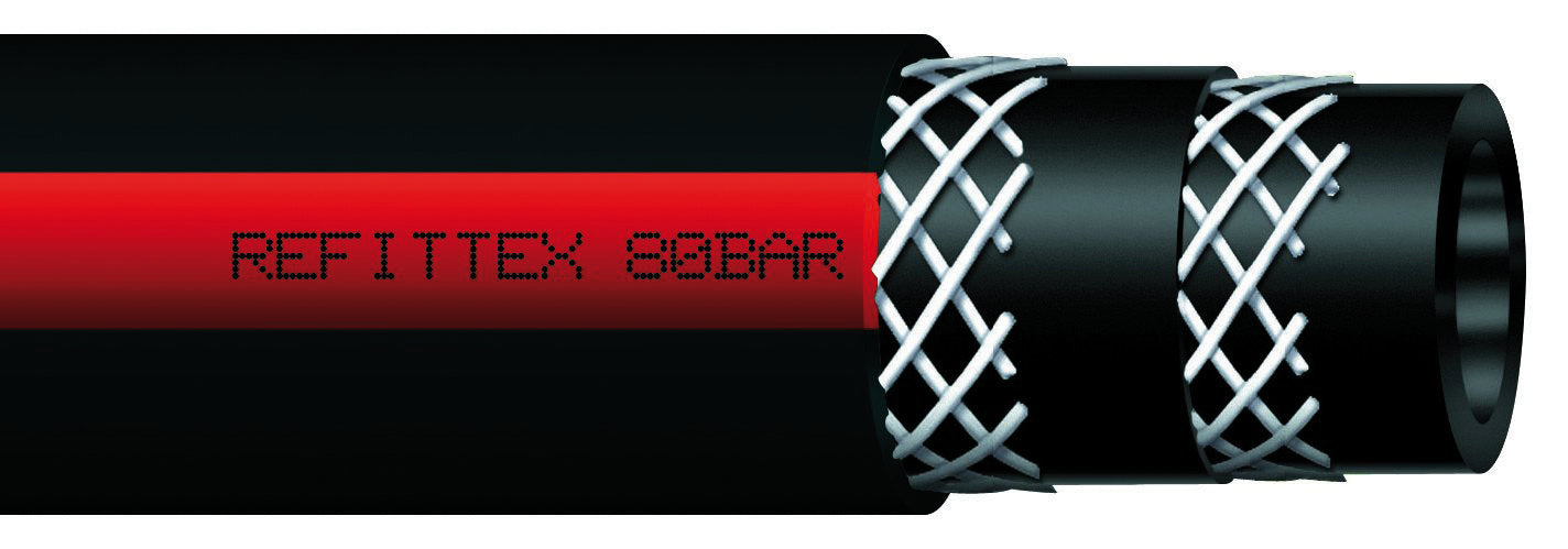 Fitt TUBO PER IRRORAZIONE ALTA PRESSIONE REFITTEX 80 BAR  Ø mm. 10x18 100.00 metri