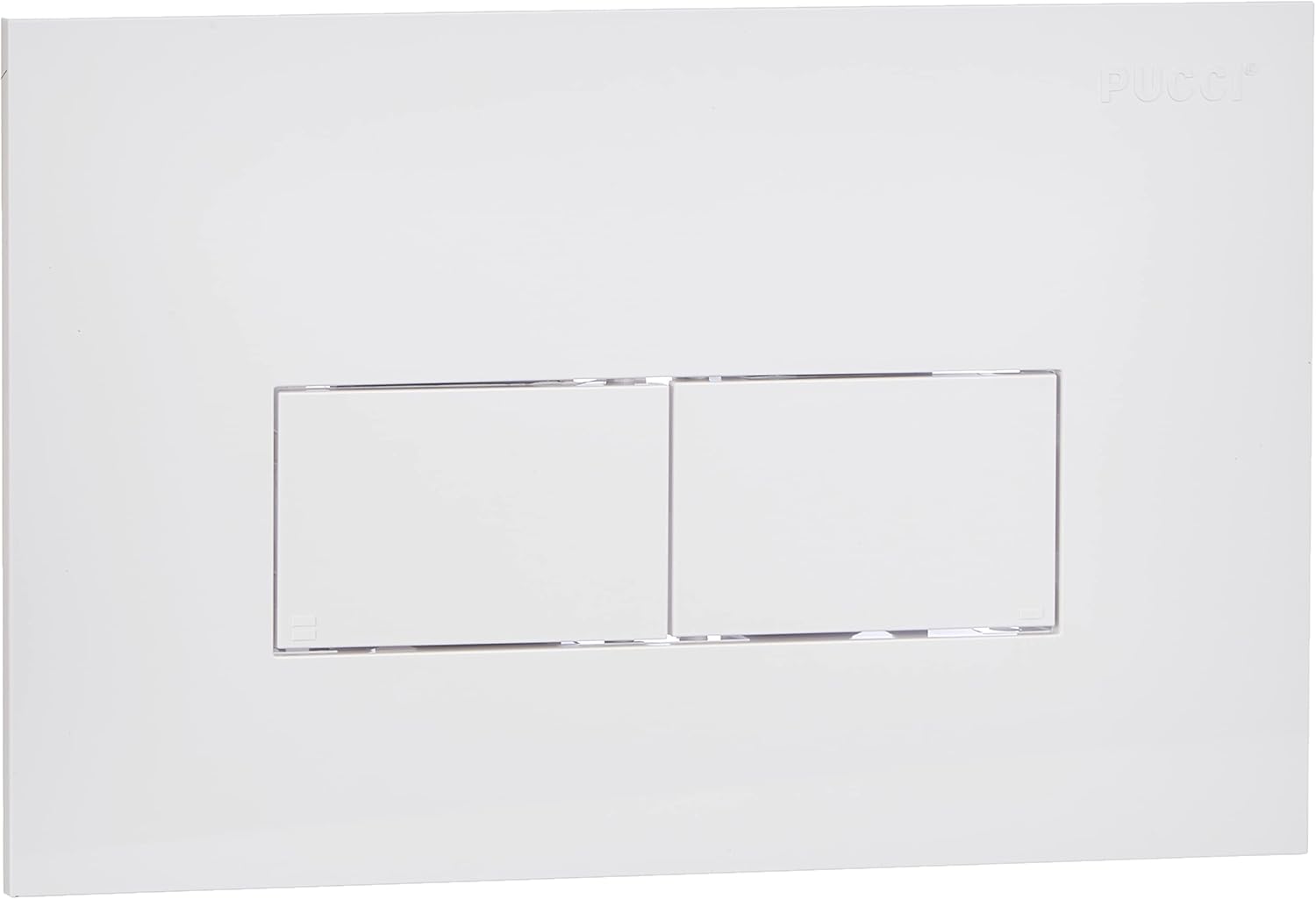 PLACCA 2 TASTI MODELLO ECO LINEA BIANCA   PUCCIPLAST Srl