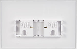 PLACCA 2 TASTI MODELLO ECO LINEA BIANCA   PUCCIPLAST Srl