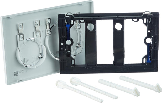 PLACCA 2 TASTI MODELLO SIGMA 20 BIANCA   GEBERIT