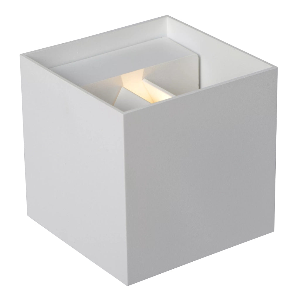 Applique bagno LED cubo bianco AXI 6W 2700K IP54 Lucide