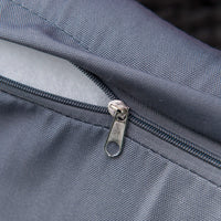 Set da Giardino Divano 2 Poltrone 1 Tavolino  Fergus Marrone