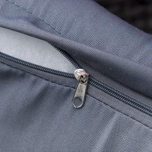 Set da Giardino Divano 2 Poltrone 1 Tavolino  Fergus Marrone