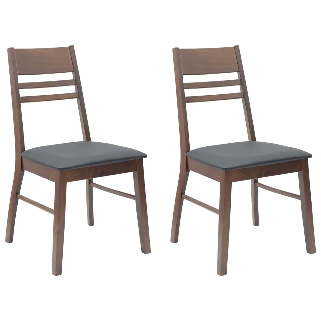 Sedie da pranzo 2 pcs Marrone Chiaro 43 x 54 x 89 cm