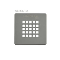 GRIGLIA PER PIATTI DOCCIA ESTASI- Cemento- LINPH- pezzi 1