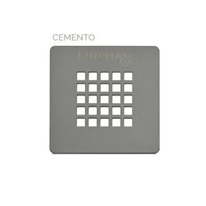GRIGLIA PER PIATTI DOCCIA ESTASI- Cemento- LINPH- pezzi 1