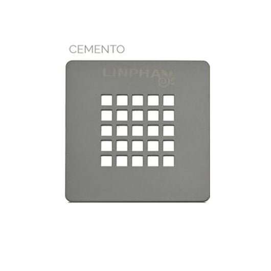 GRIGLIA PER PIATTI DOCCIA ESTASI- Cemento- LINPH- pezzi 1