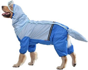 Reggiseno da Cane Premium 4-Pieghi - Impermeabile e Respirante - Attrezzo per Cani - Con Cappuccio Rimovibile - Protezione UV50+ - Per Cani Attivi
