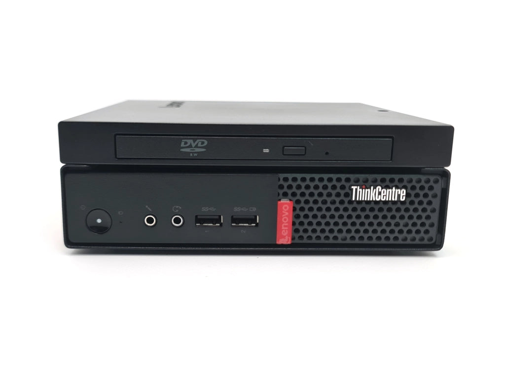 Mini Pc - Lenovo ThinkCentre M910q Tiny Cpu I3 7100T Ram 8Gb SSD 256Gb e HDD 500GB Windows 11 Pro Unità Ottica - Ricondizionato