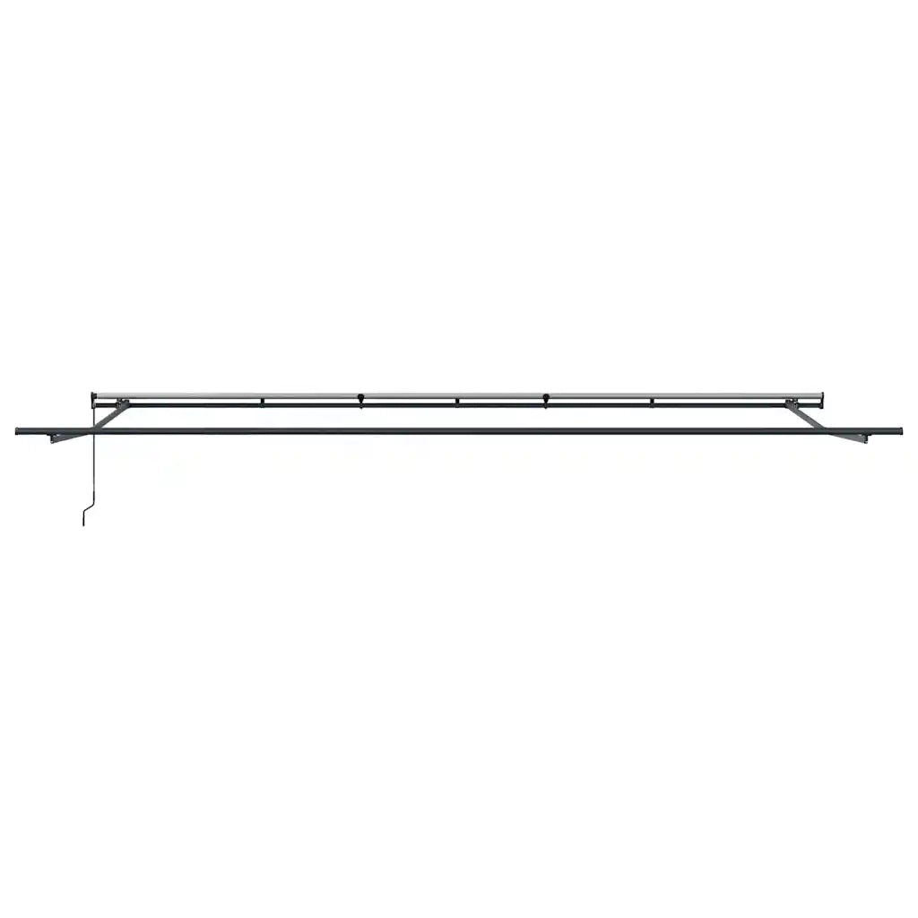 Tenda Retrattile Manuale 600x300 cm Marrone 3310221